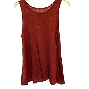 Sonoma Goods For Life Tank Top Flowy Lightweight Women's  Large Burgundy Relaxed